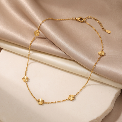 Clover Station Necklace