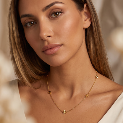 Clover Station Necklace